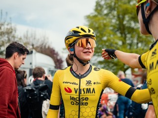 Slovenská cyklistka Viktória Chladoňová. 