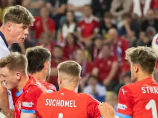 Fotka zo zápasu Česko - Anglicko na EURO U21 2025.