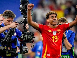 Lamine Yamal, najmladší strelec v histórii EURO.