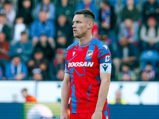 Lukáš Kalvach v drese FC Viktoria Plzeň.