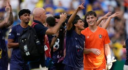 Radosť hráčov Auckland City