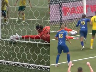 Neuznaný gól Humenného v zápase proti Žiline B.
