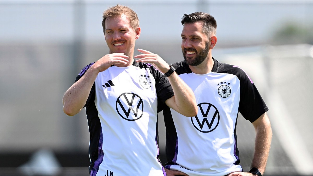 Julian Nagelsmann a Mads Buttgereit