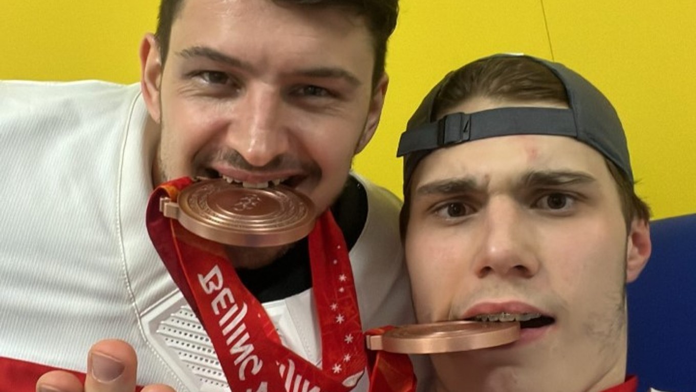 Libor Hudáček a Juraj Slafkovský.