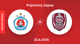 ŠK Slovan Bratislava - CFR Kluž: ONLINE prenos z prípravného zápasu.