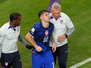 Zranenie Christiana Pulisica na MS vo futbale 2022.