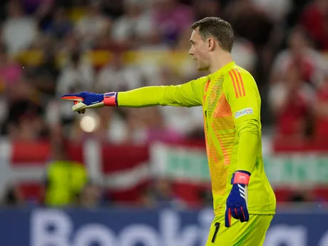 Manuel Neuer v zápase Nemecko - Dánsko na EURO 2024. 
