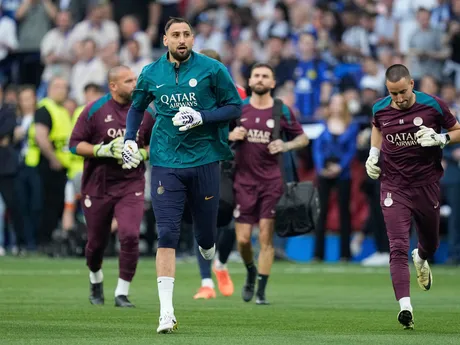 Gianluigi Donnarumma pred zápasom Paríž St. Germain - Inter Miláno vo finále Ligy majstrov. 