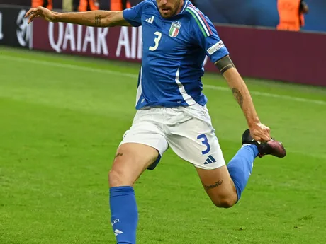 Fotka zo zápasu Taliansko - Rumunska na šampionáte EURO U21 2025.
