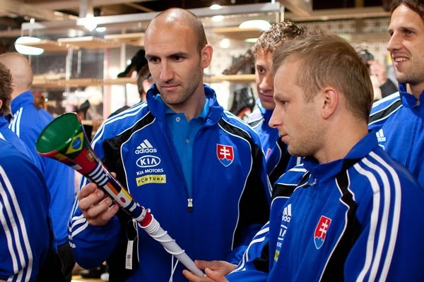 Róbert Vittek (vľavo) a Marek Sapara počas majstrovstiev sveta v Juhoafrickej republike 2010.